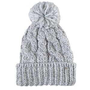 Beanie Hat Gray Womens Braided Knit Hat Warm Pom New Winter Hat Thick